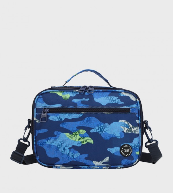 Camouflage Blue Lunch Bag