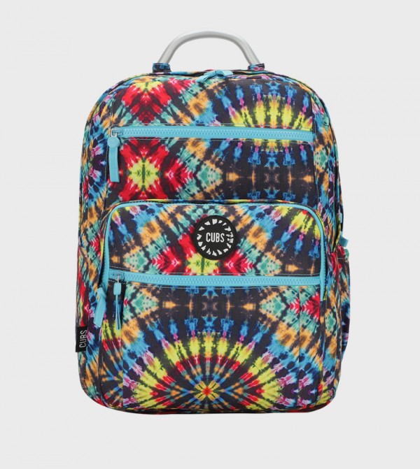 Tie-Dye Colorful Zip Around Backpack