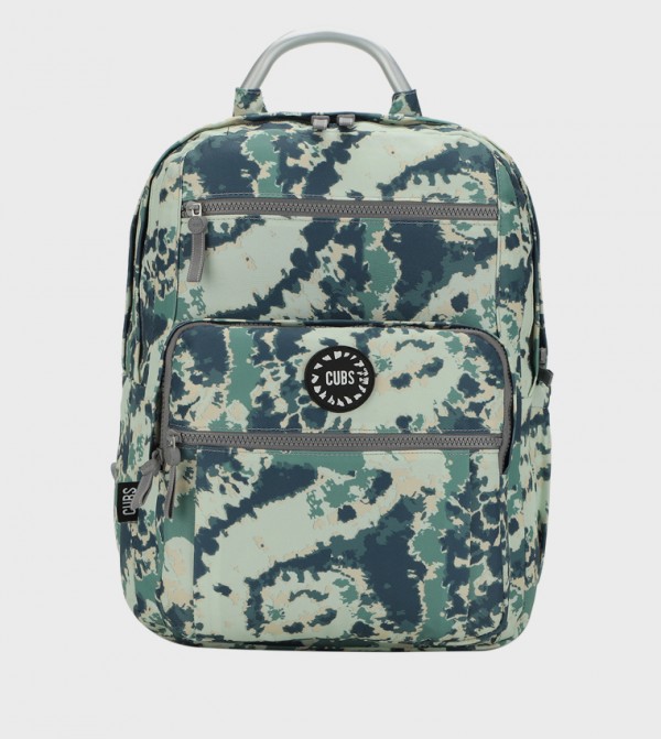 Army Green Tie-Dye Zip Around Backpack
