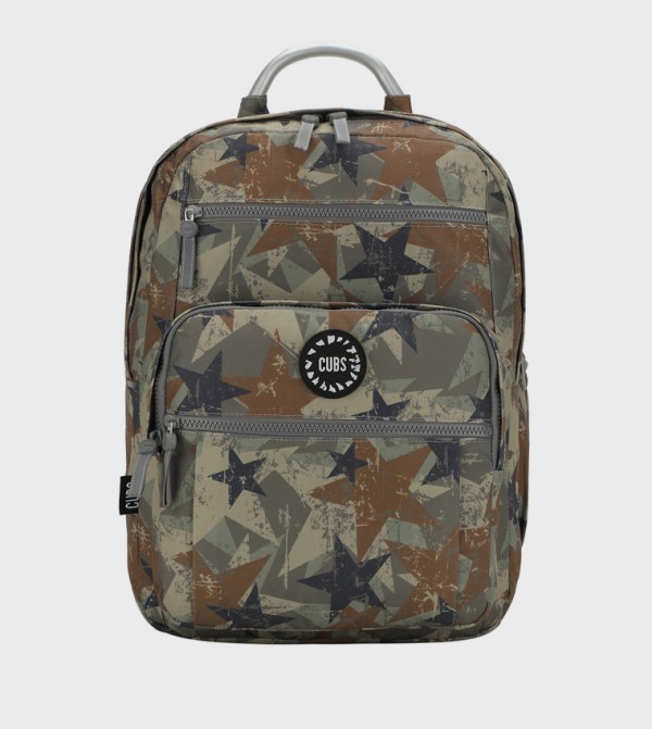 Army Stars Zip Around Backpack