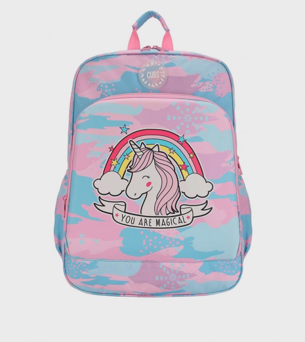 Unicorn Camo Zip Around Backpack