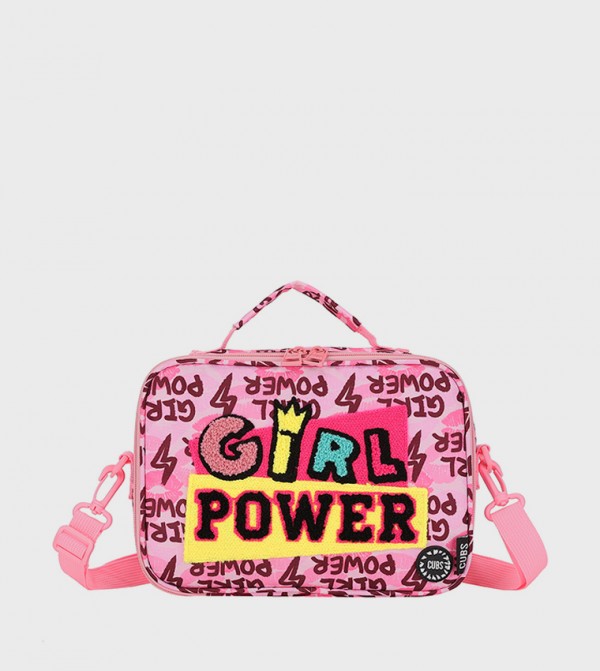 Girl Power Lighting Print Lunch Bag