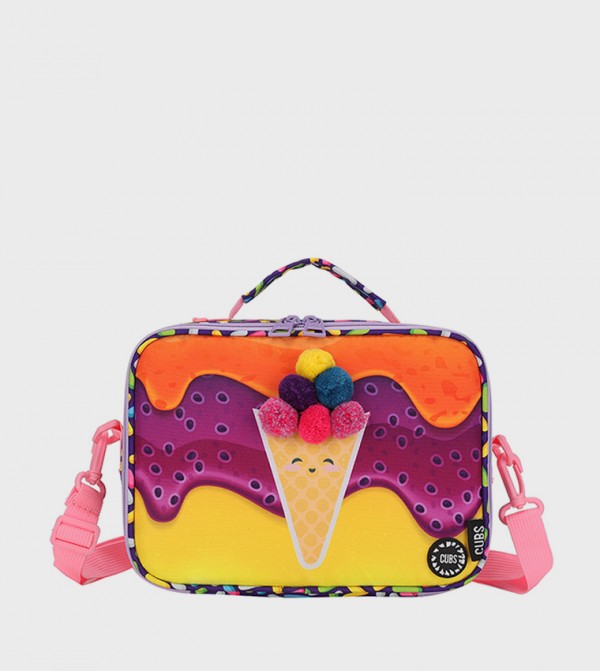 Ice Cream Print Lunch Bag