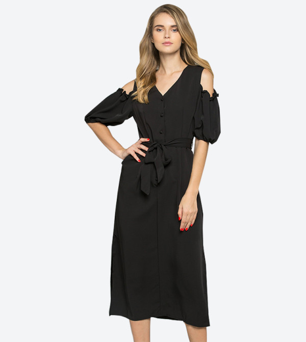 OWN THE LOOKS  - Black Casual Dresses