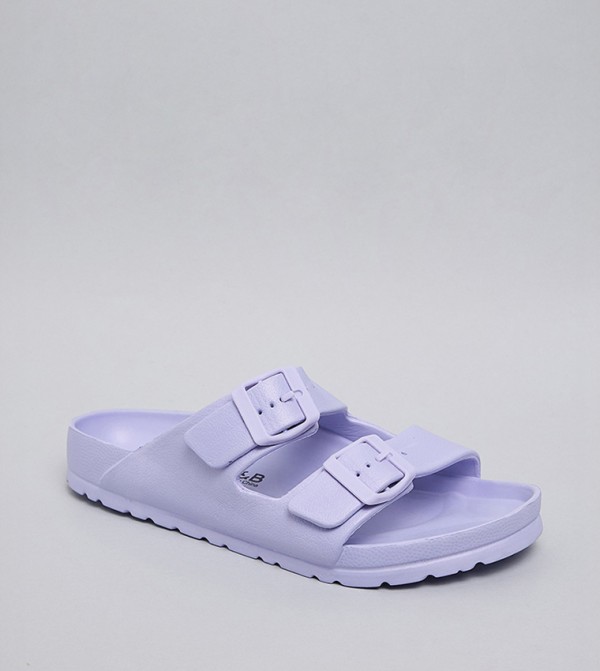 Solid Double Strap Slides