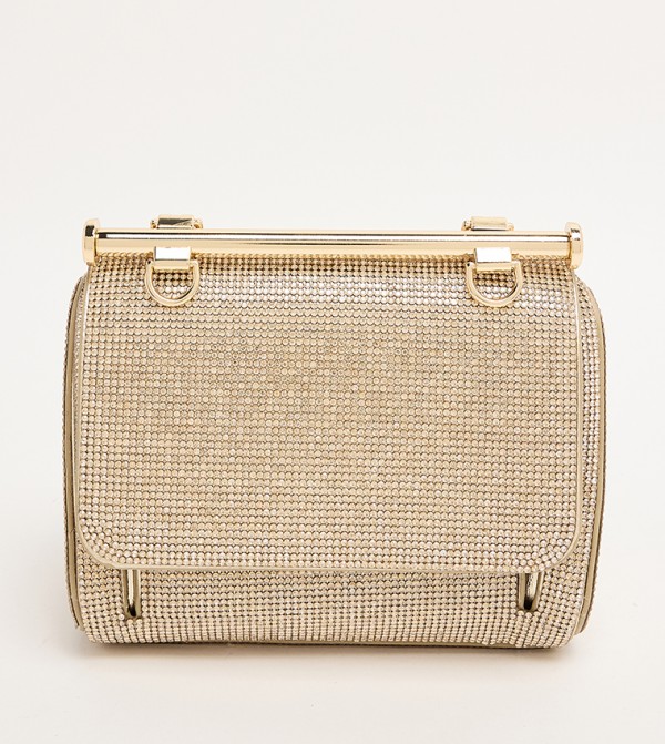 BLINGCHIC Embellished Handheld Bag