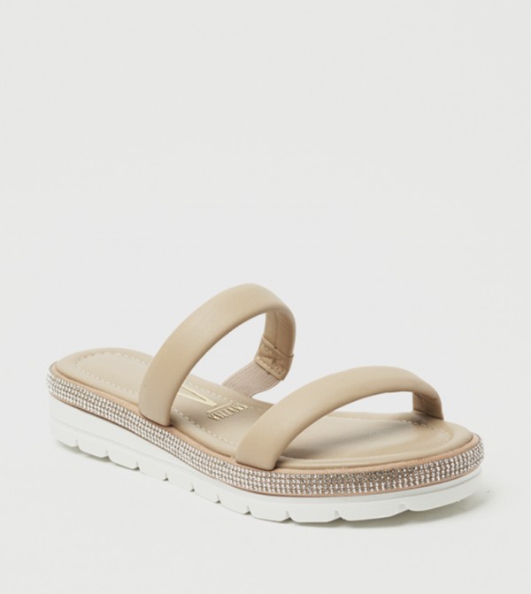 WRENTLI Embellished Platform Sandals