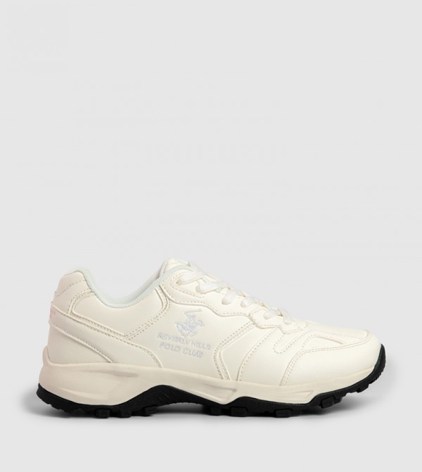 Logo Detail Lace Up Sneakers