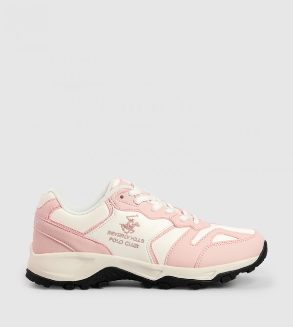 Color Block Lace Up Sneakers
