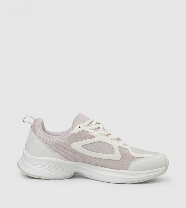 Mesh Lace-Up Sneakers