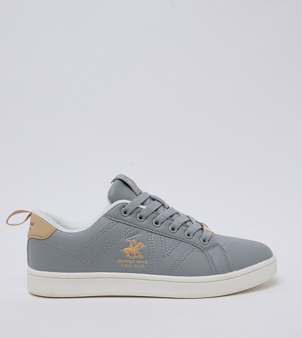 Logo Printed Lace-Up Sneakers