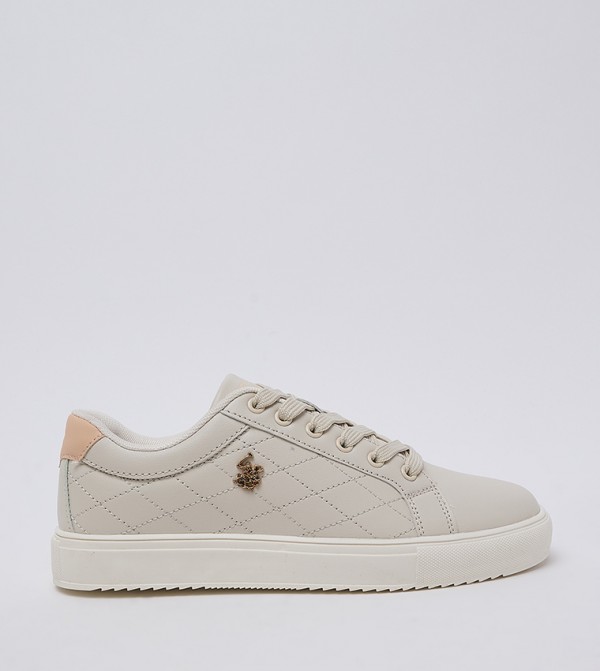 Logo Detail Lace-Up Sneakers