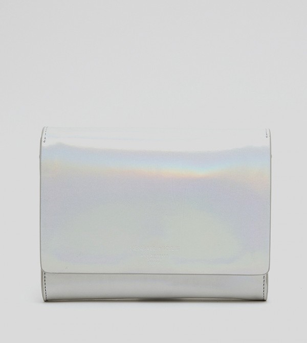 Holography Flap Closure Crossbody Bag