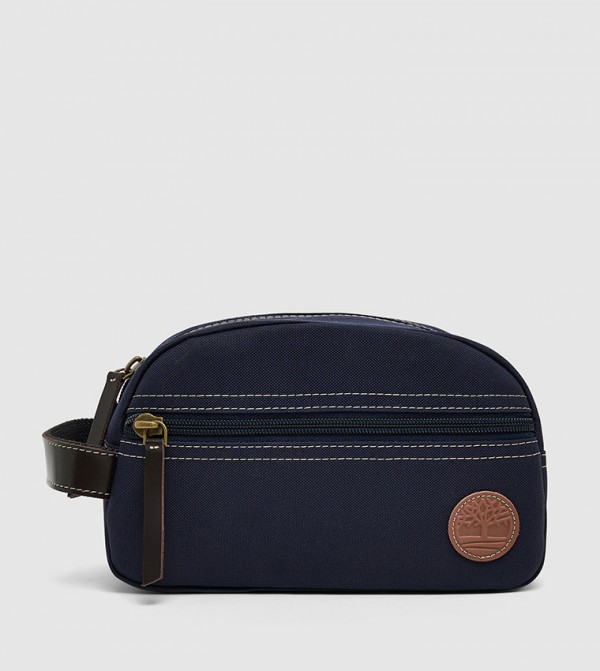 Logo Badge Organizer Toiletry Bag