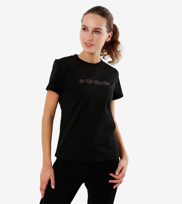 Short Sleeves T-shirt - Black