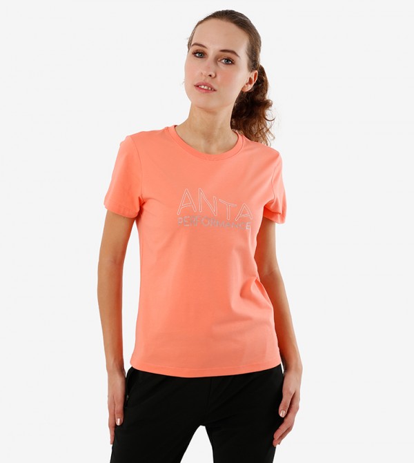 Short Sleeves T-shirt - Orange