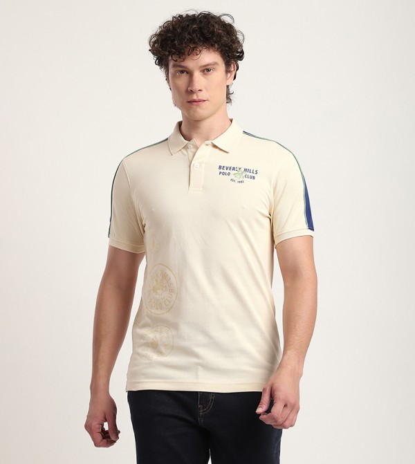 Logo Embroidered Short Sleeves Polo T-Shirt