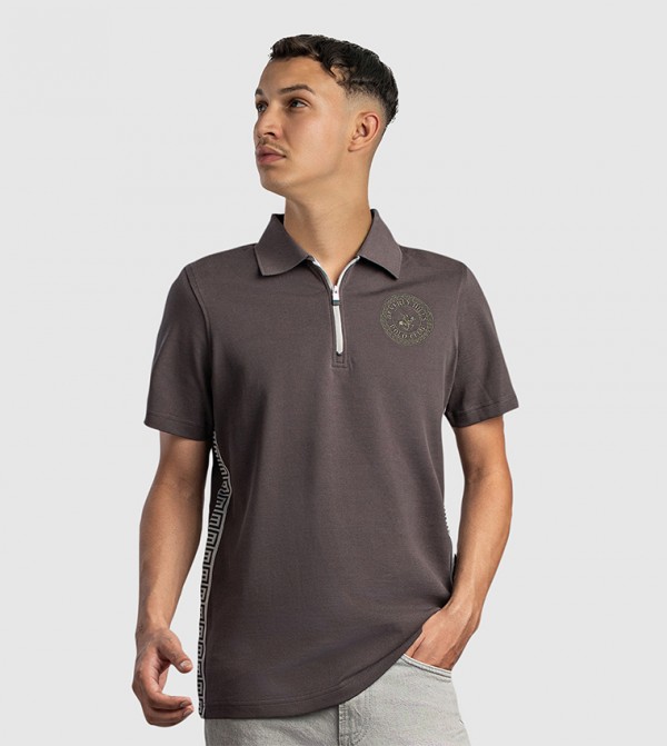 Down The Side Polo T-Shirt