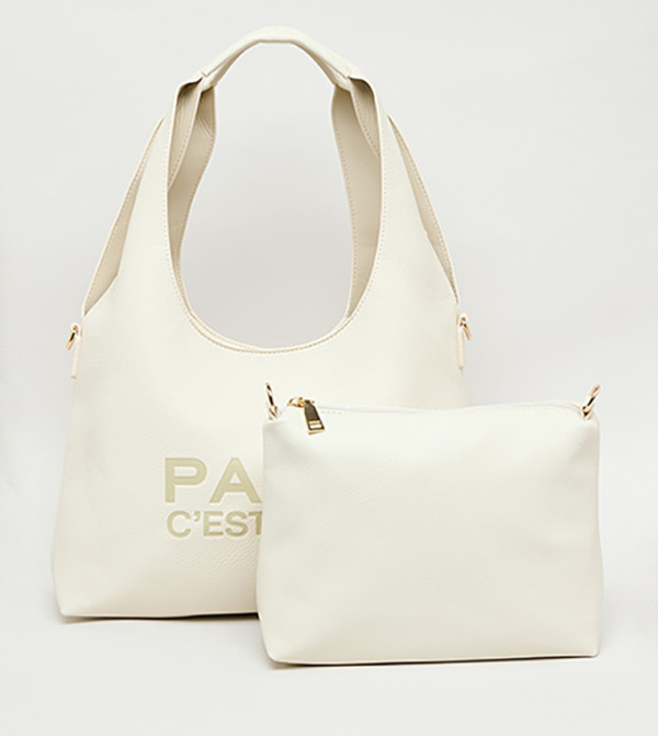 Printed Shoulder Bag Set