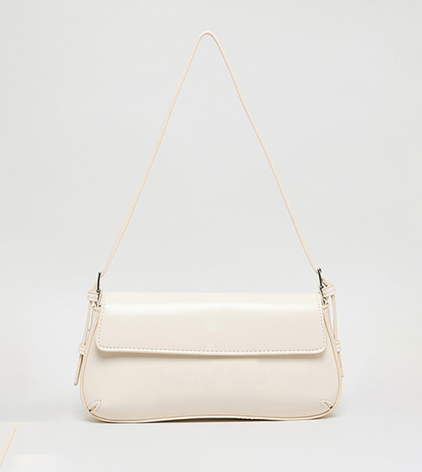 Glossy Flap Shoulder Bag