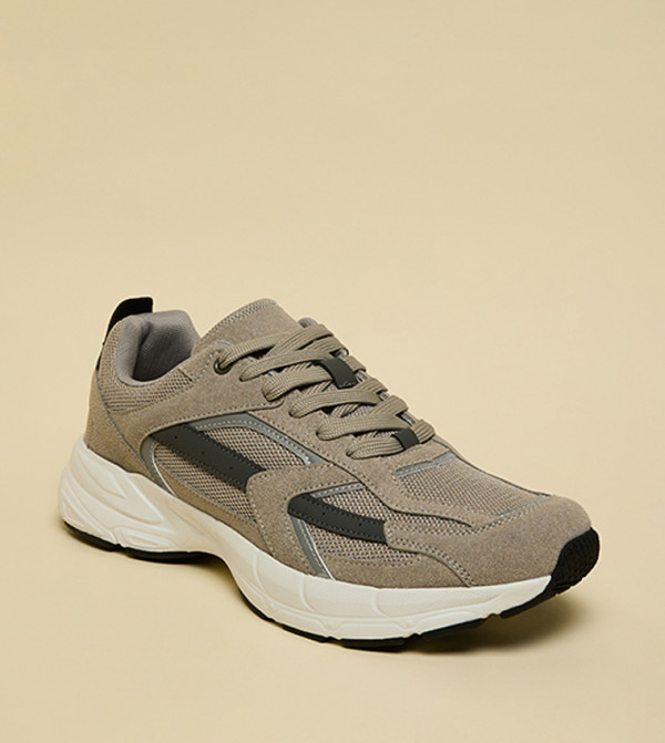 Textured Lace Up Shoes