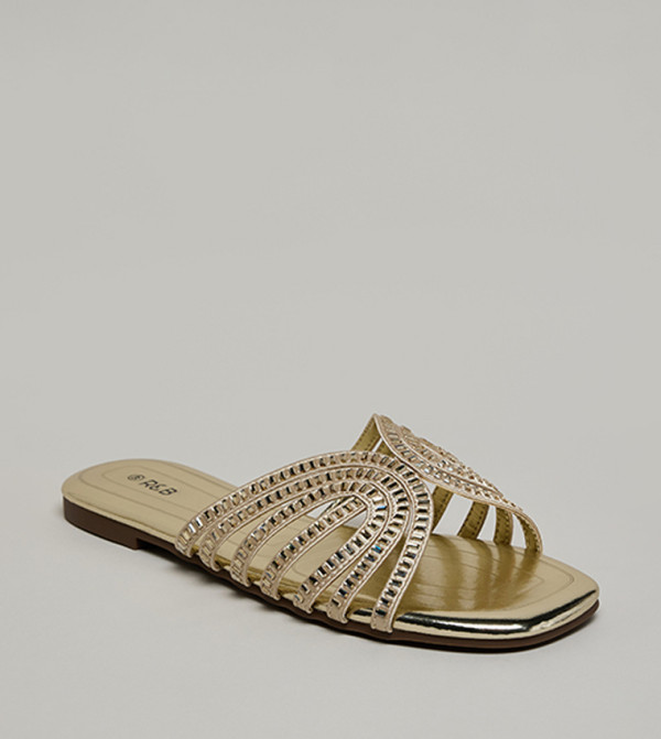 Embellished Flat Sandals