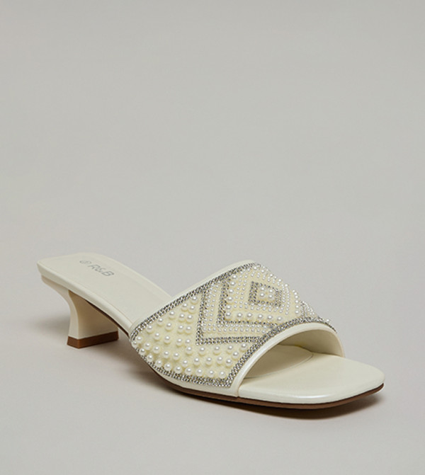 Embellished Heel Sandals
