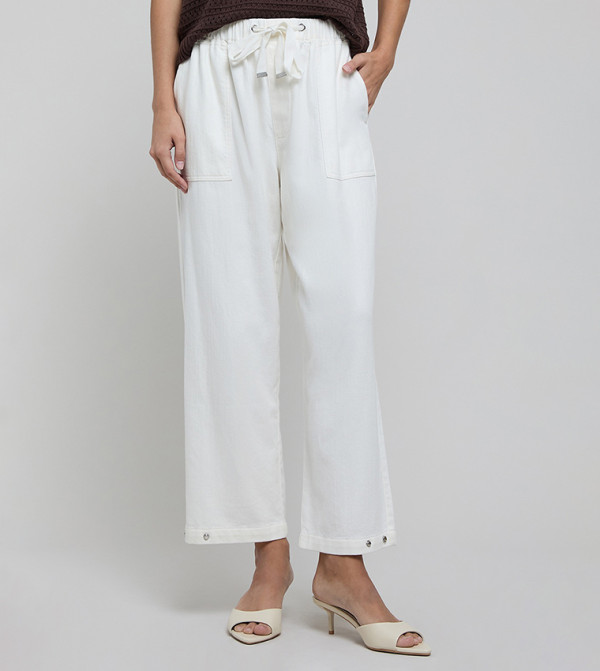 Solid Tapered Fit with Drawstring Waist