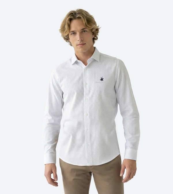 Polka Dots Woven Shirt