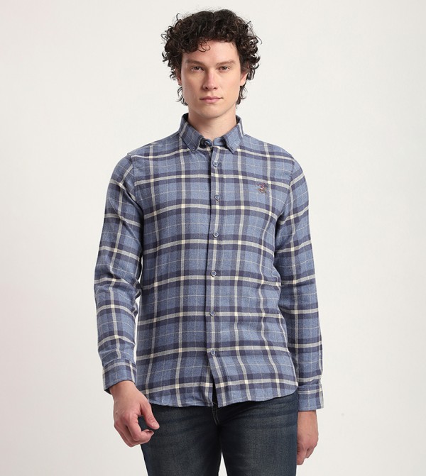 Plaid Long Sleeves Casual Shirt