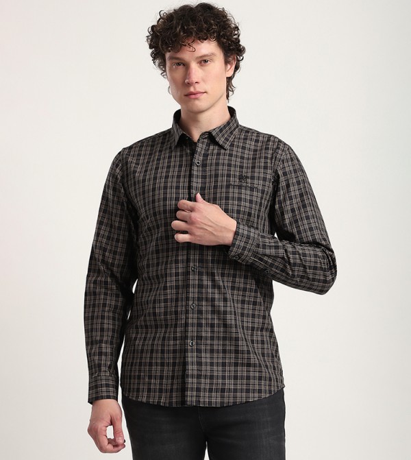 Plaid Long Sleeves Casual Shirt