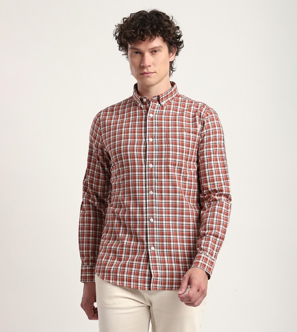 Plaid Long Sleeves Casual Shirt