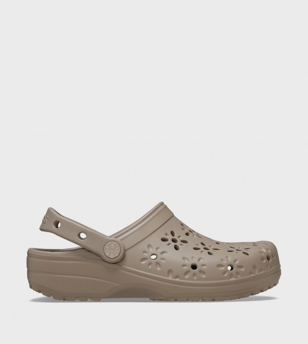 Classic Floral Cut Out Clog