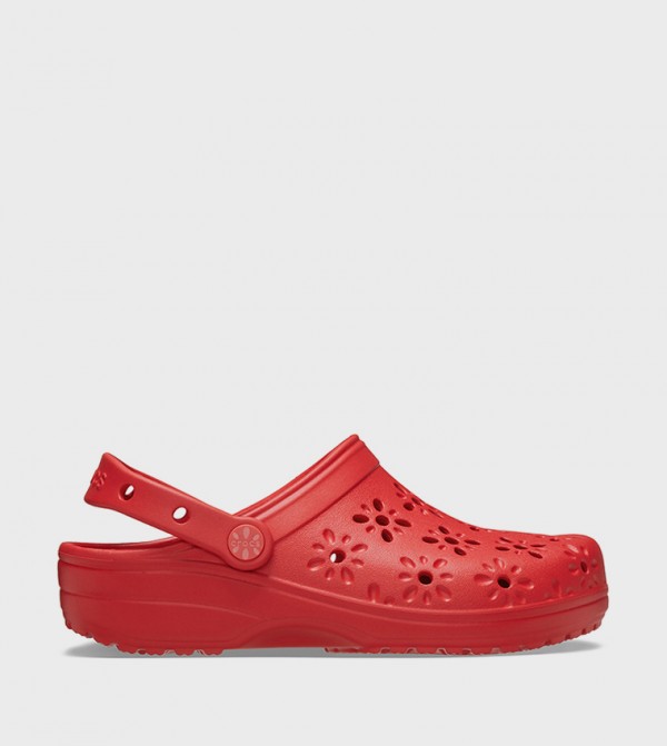 Classic Floral Cut Out Clog