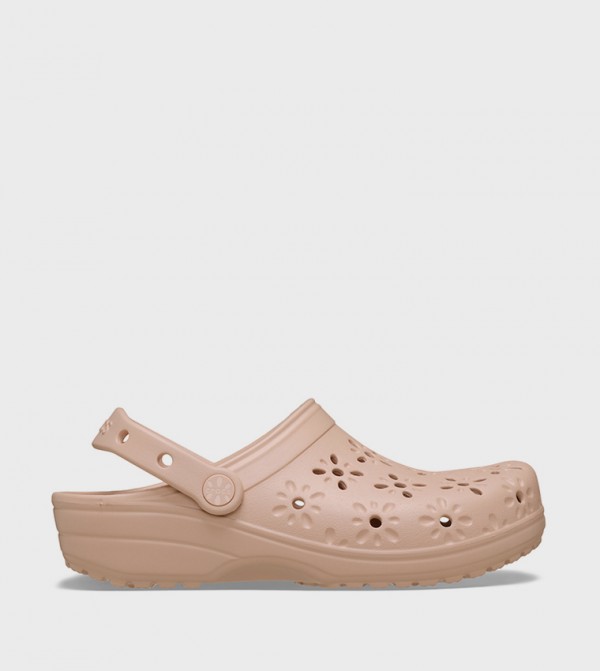 Classic Floral Cut Out Clog