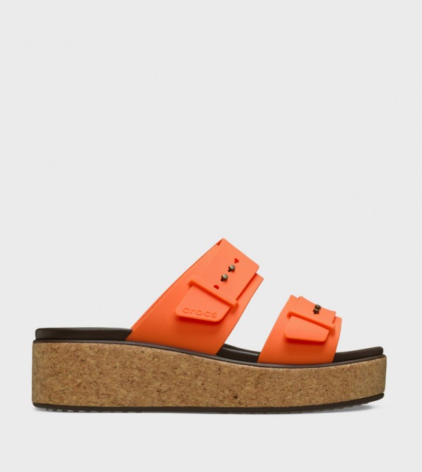 Brooklyn Cork Buckle Low Wedge