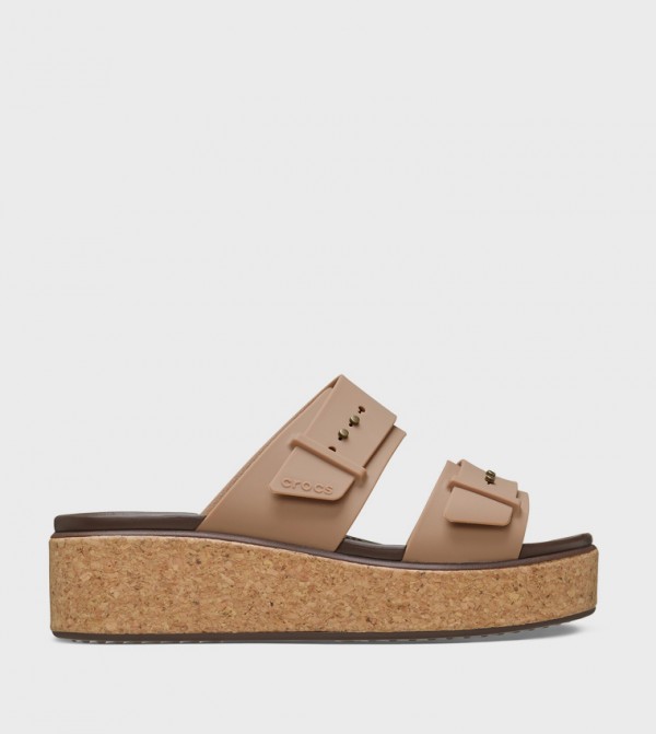 Brooklyn Cork Buckle Low Wedge