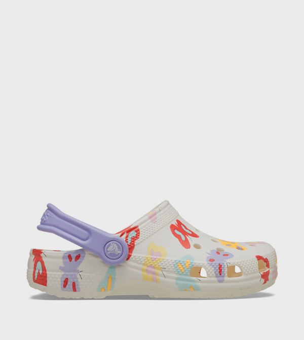 Kids' Classic Butterfly Graphic Clog