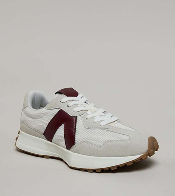 Color Block Lace Up Sneakers