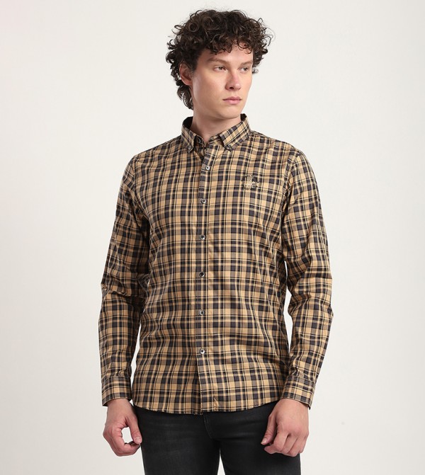 Plaid Long Sleeves Casual Shirt