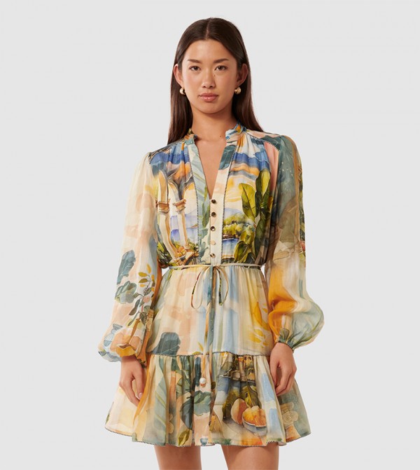 VERONA Printed Mini Dress