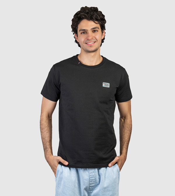 Logo Badge Crew Neck T-Shirt