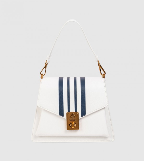 Textured Top Handle Bag