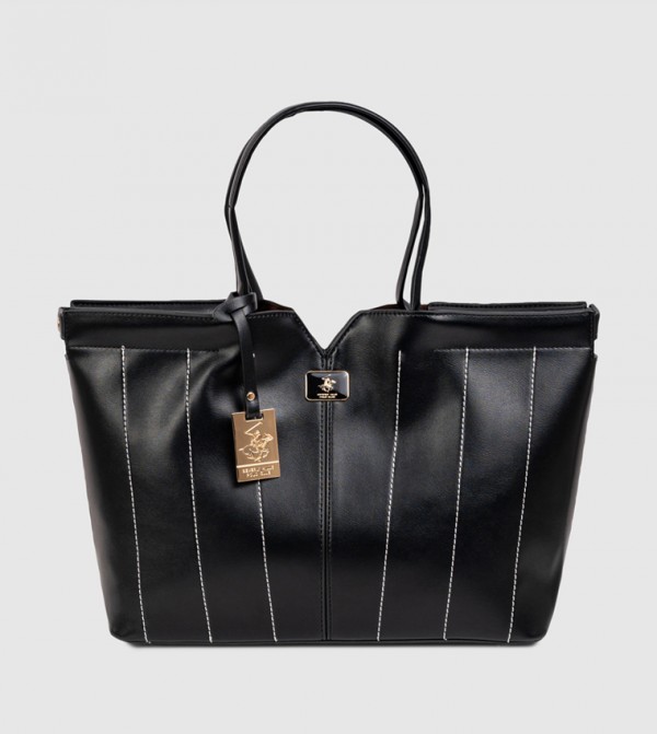 Contrast Stitch Detail Mini Tote Bag