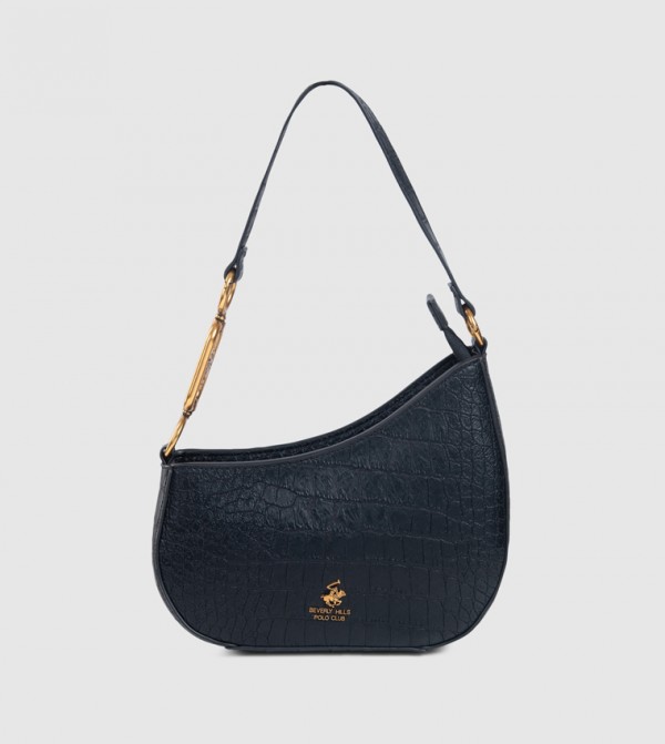 Croc Textured Shoulder Bag