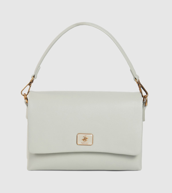 Logo Detail Top Handle Bag