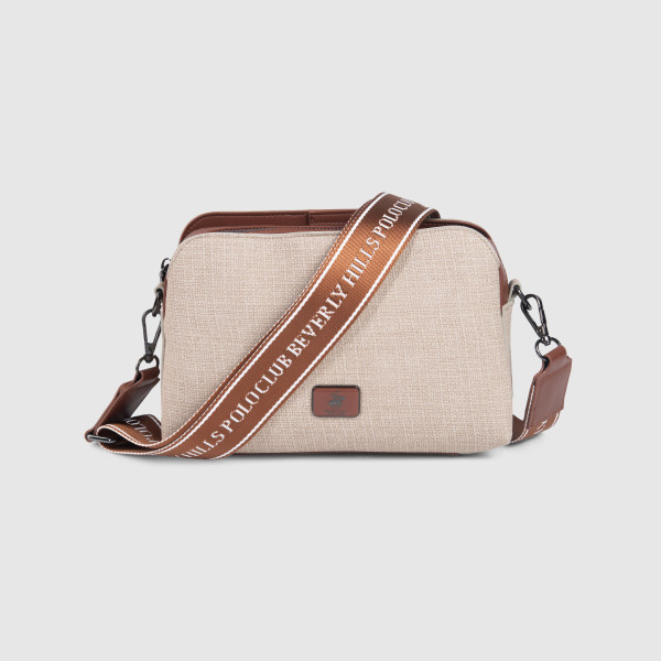 Textured Zippered Crossbody Bag