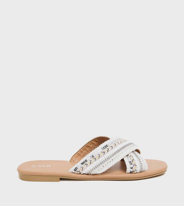 Embellished Flat Sandals