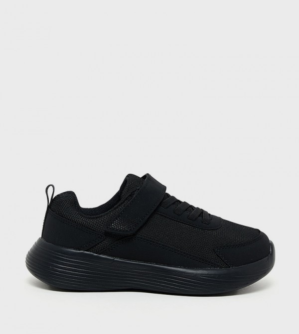 Solid Velcro School Shoes
