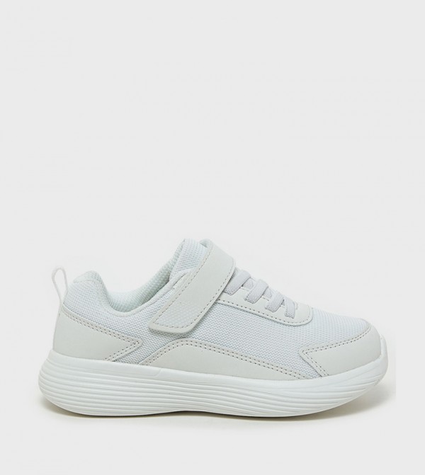 Solid Velcro School Shoes